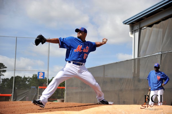 MLB: New York Mets-Pitchers and Catcher Workout