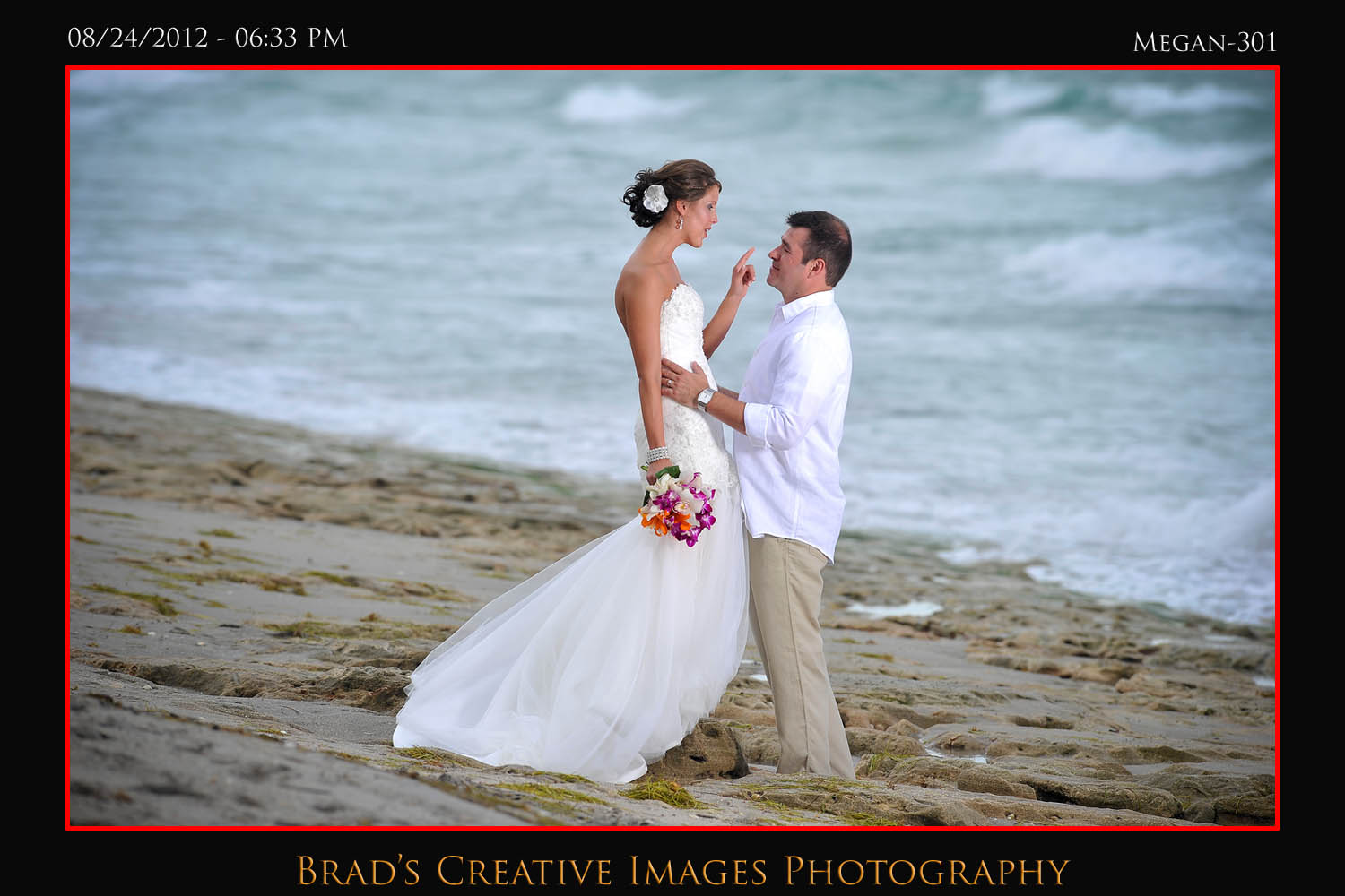Jupiter Beach Resort Wedding as TS Isaac Nears