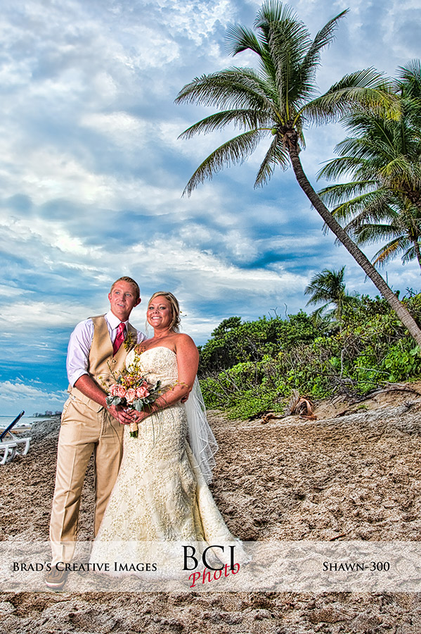 Jupiter Beach Wedding Beats the Rain Once Again!