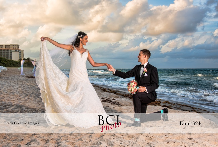 Hot Beach Wedding at Jupiter Civic Center