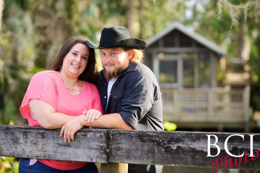 Country Style Engagement Session at 10 Mile Creek Preserve