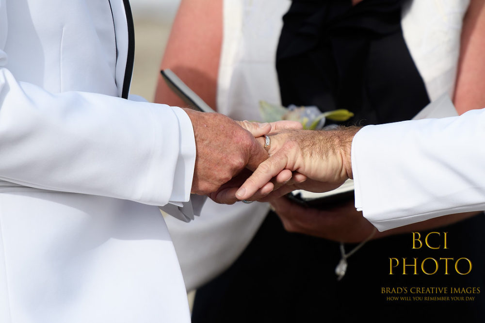 Two Grooms and a Cake! Wedding at IRP Marriott Brads Creative Images