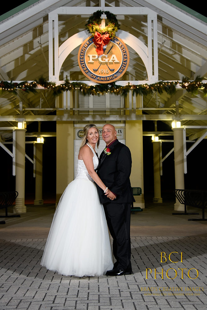 Small Evening Wedding at PGA Golf Club
