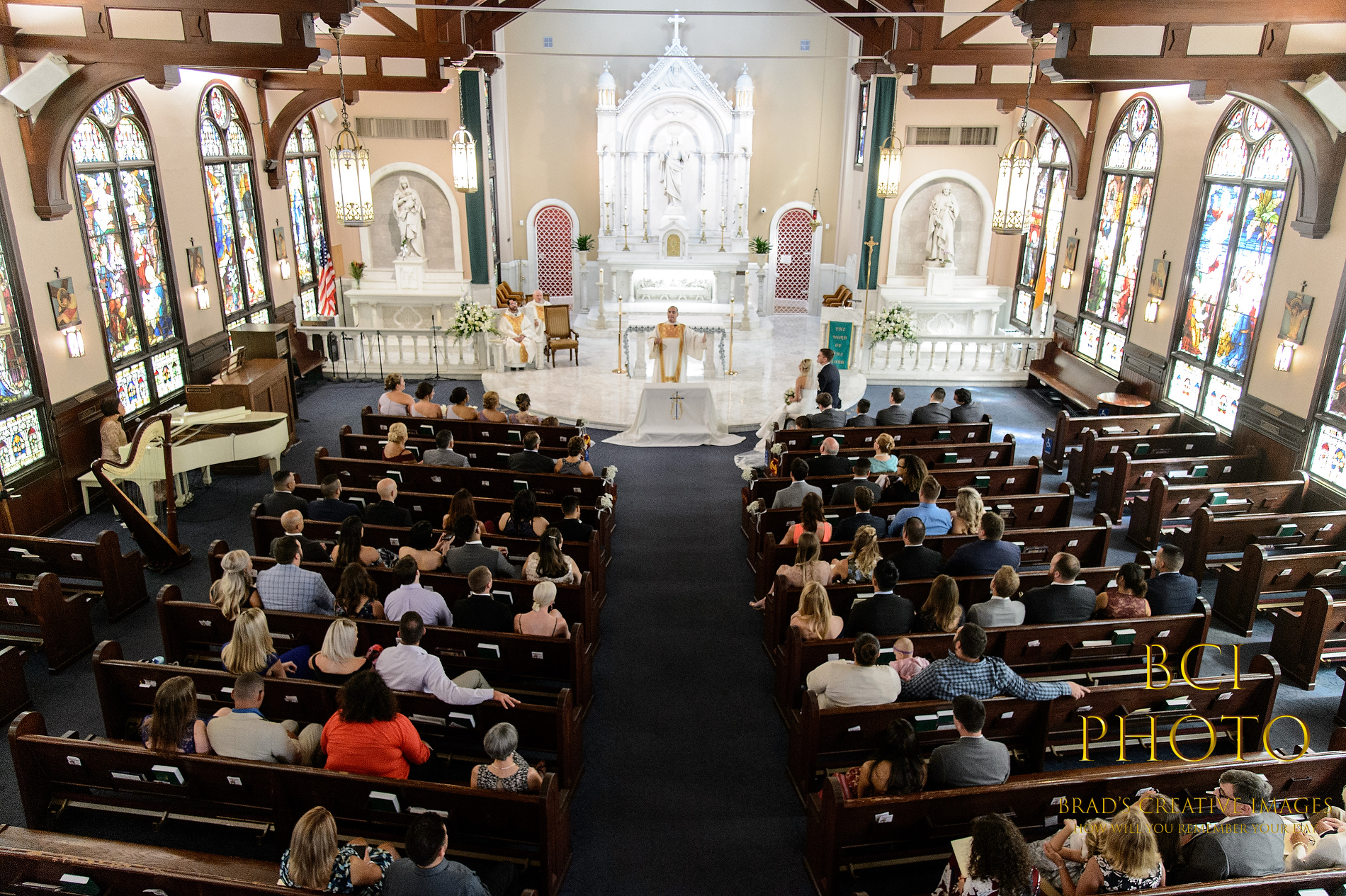 Amazing Wedding Pictures taken at St Ann’s Catholic Church in West Palm 
