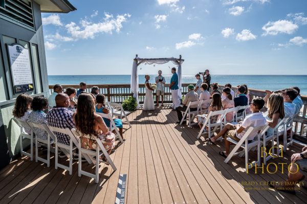 Disney beach store wedding