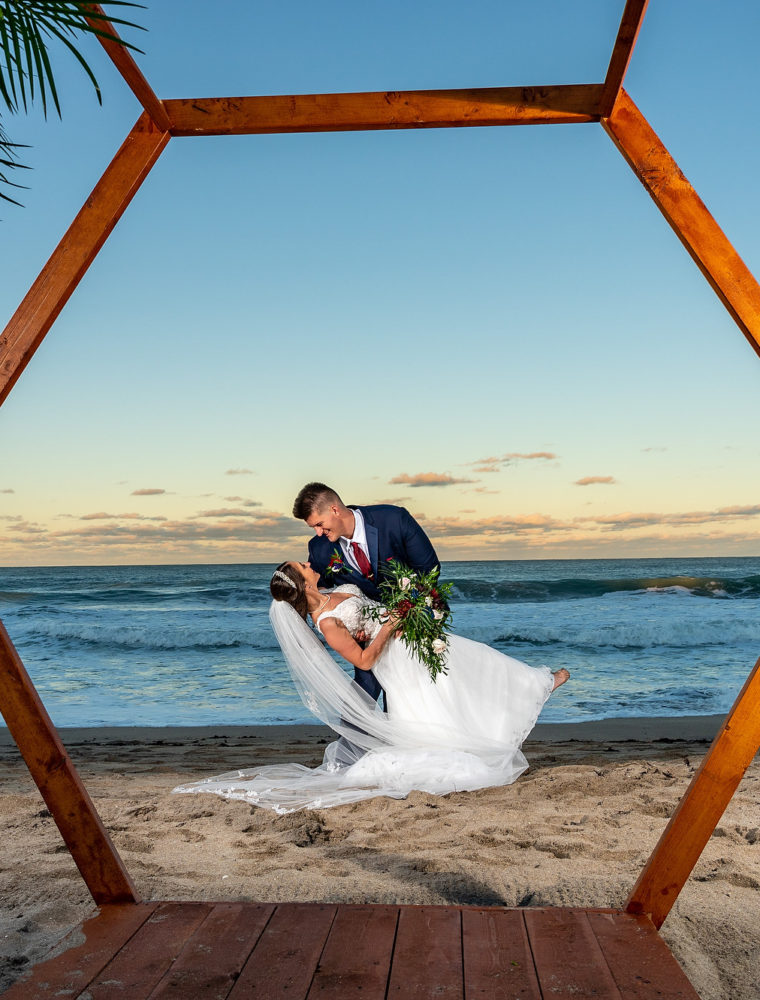 Beach Wedding at the Marriott  Hutchinson Island