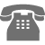 An icon of a telephone